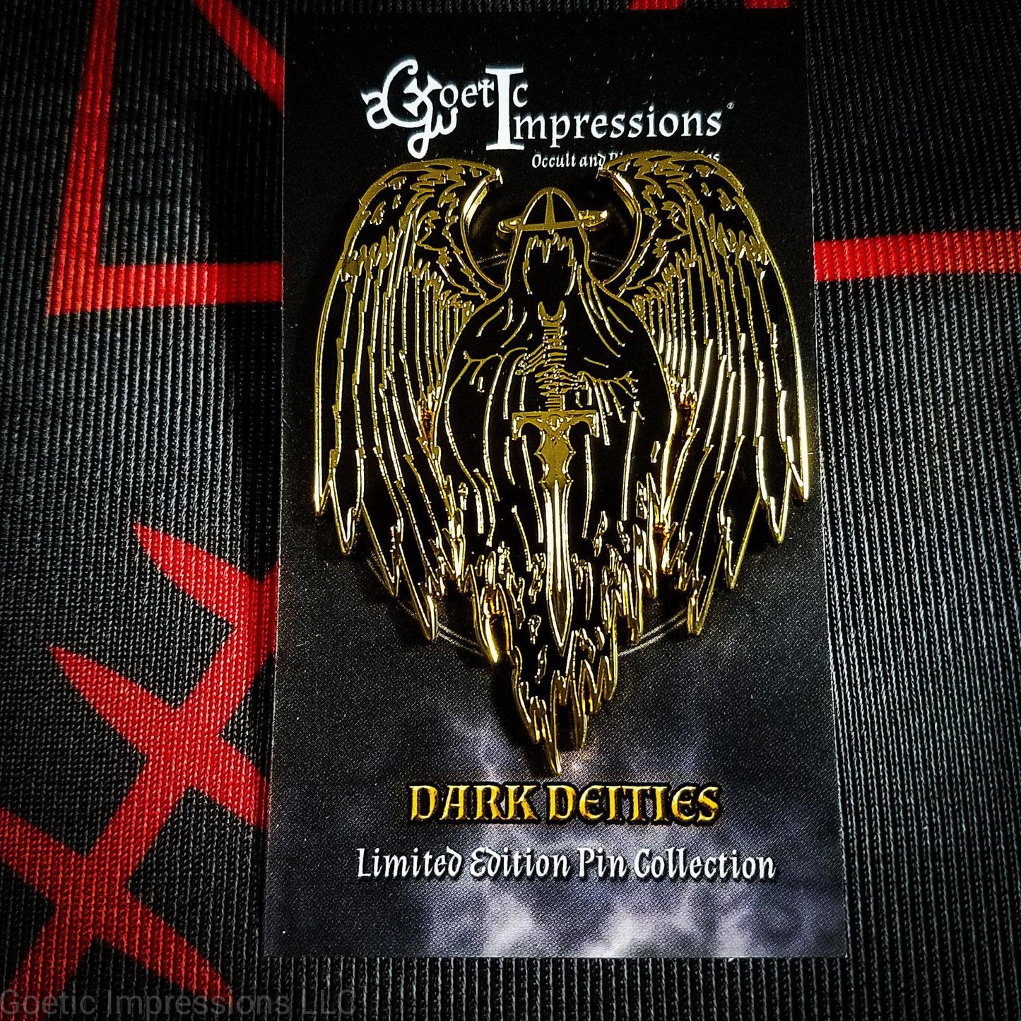 Abaddon: Dark Deities Enamel Pin