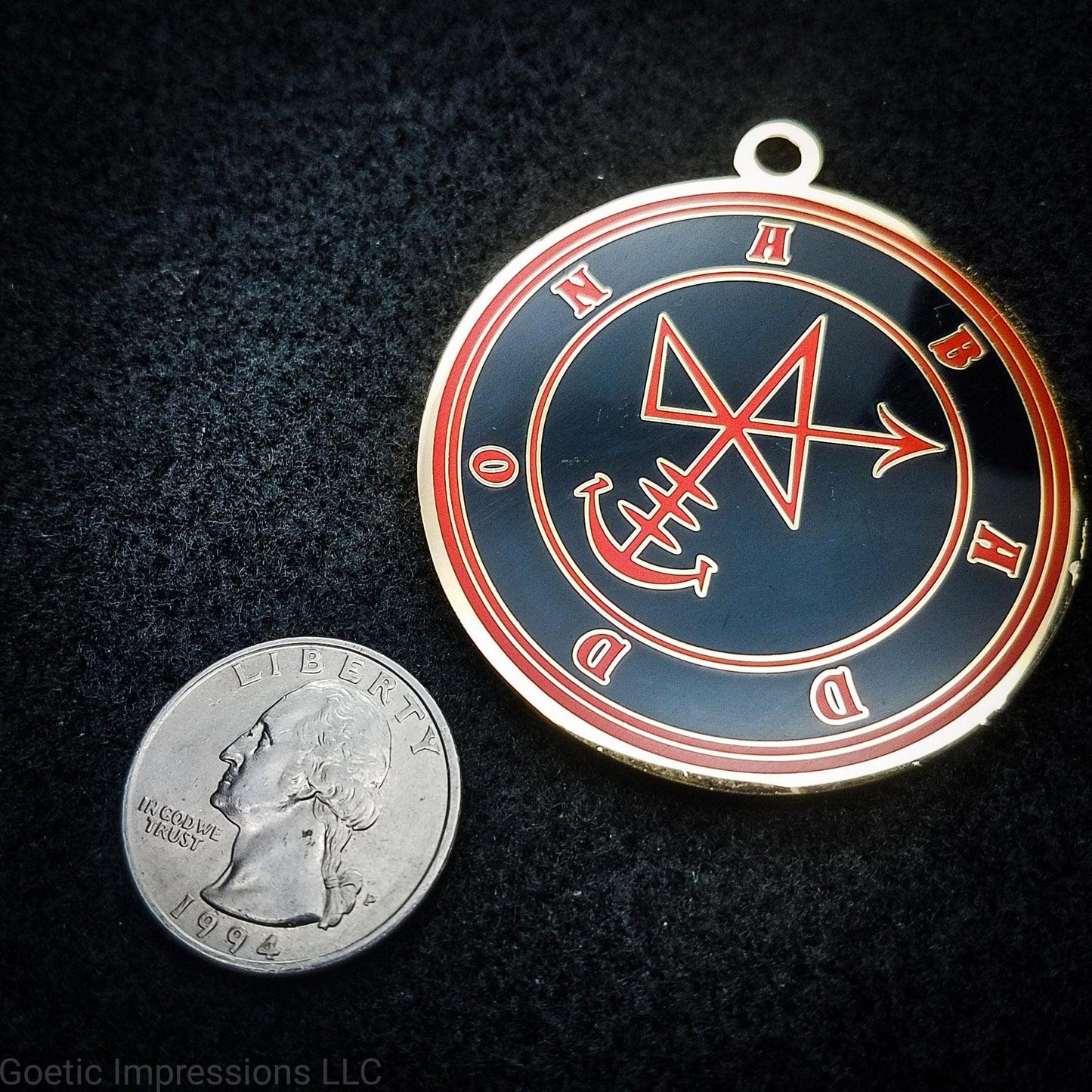 Abaddon seal pendant