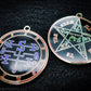 Andromalius seal pendant with pentacle of solomon on reverse side