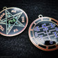 Andromalius sigil pendant with pentacle of solomon on reverse side