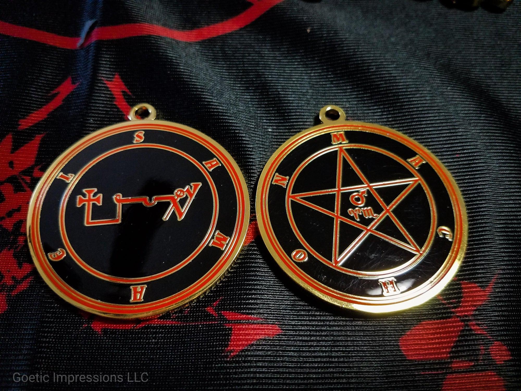 Archangel Samael Sigil Pendant – Goetic Impressions