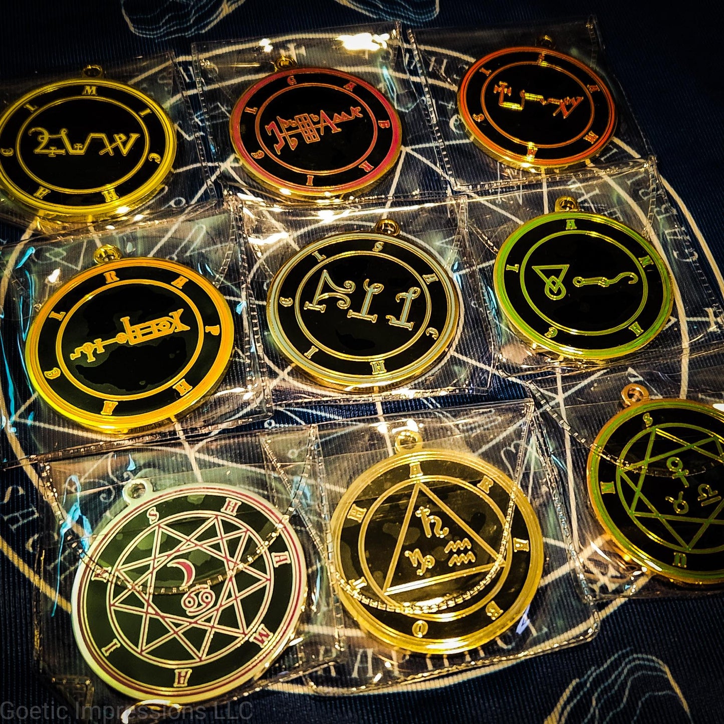 Archangel seals and sigil medallions