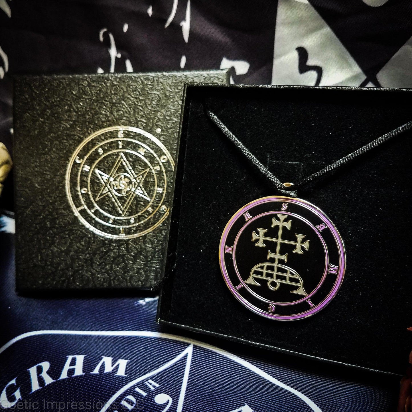 Ars goetia Samigina seal with Magus gift box