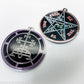 Ars goetia Samigina seal amulet with the Pentacle of Solomon on the reverse side 