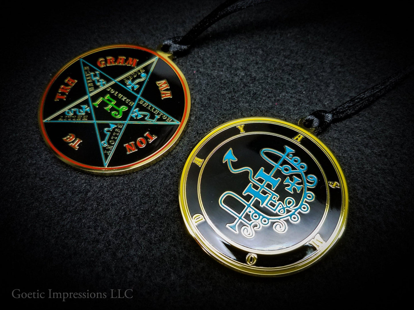 Asmodeus sigil pendant