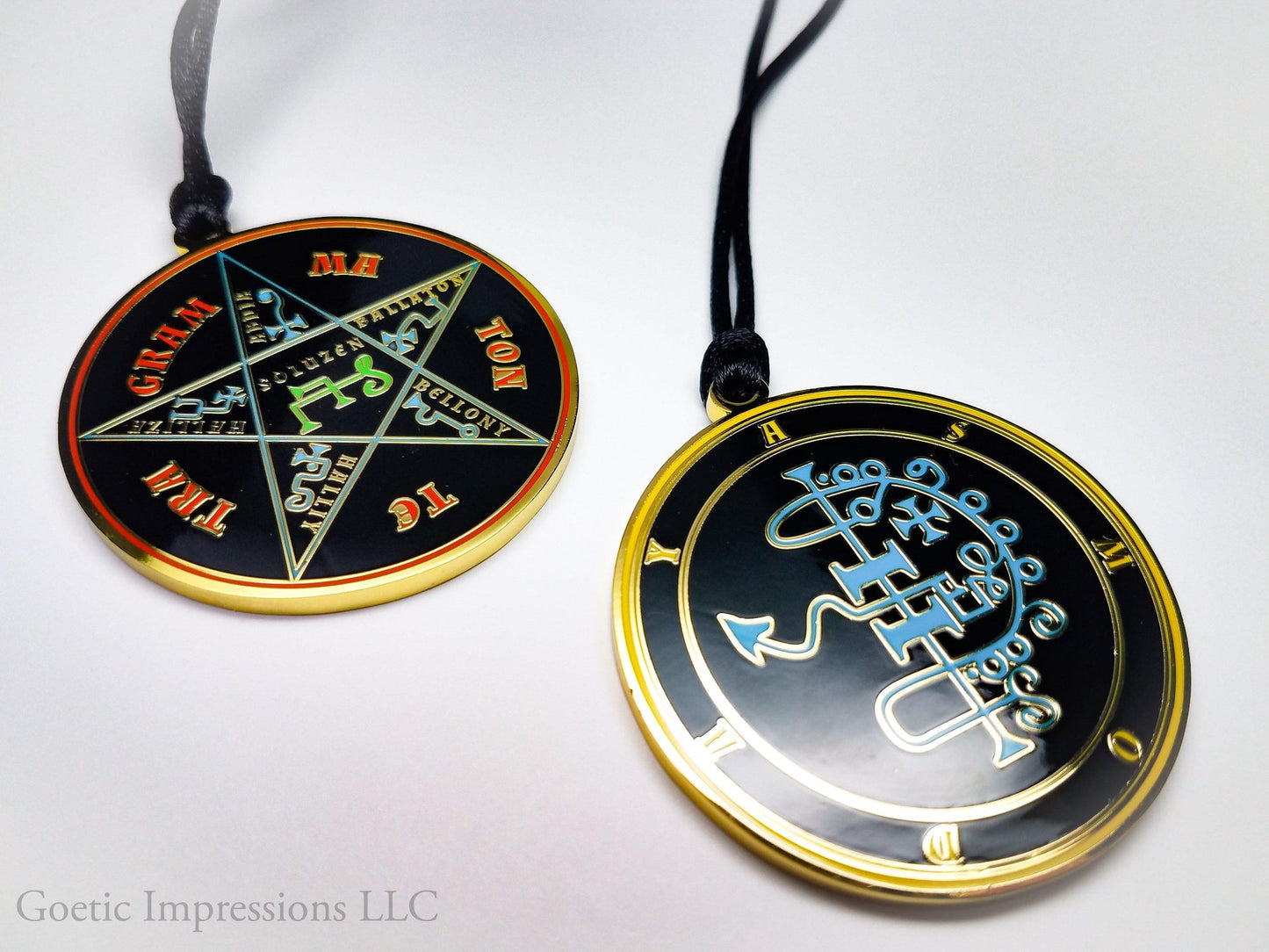 seal of asmodeus sigil pendant