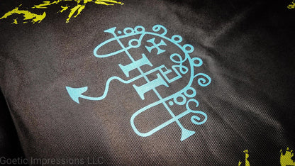 Lesser Key of Solomon: Ars Goetia Asmoday Sigil Altar Cloth