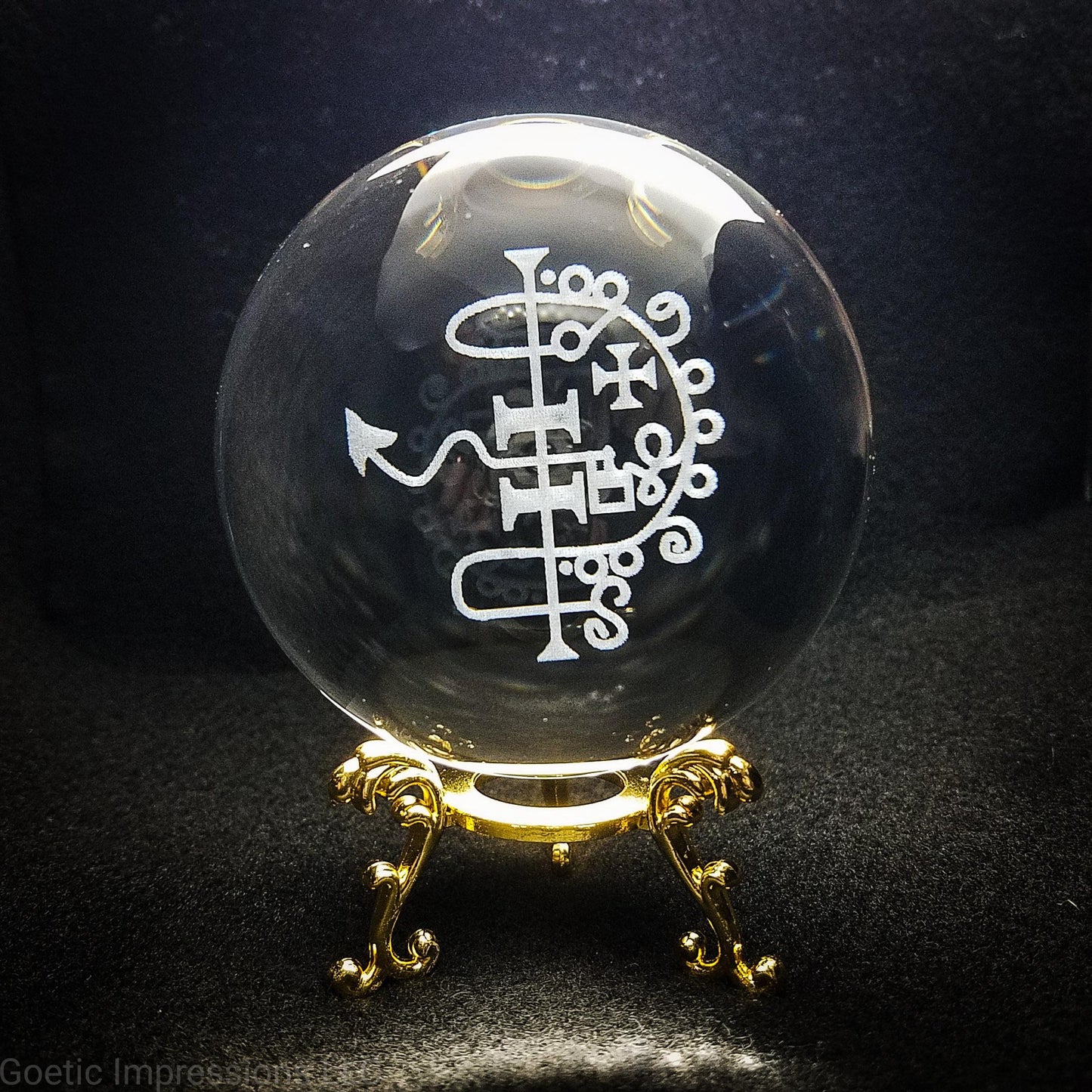 Asmoday sigil crystal ball.