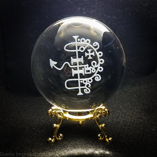 Asmoday sigil crystal ball.