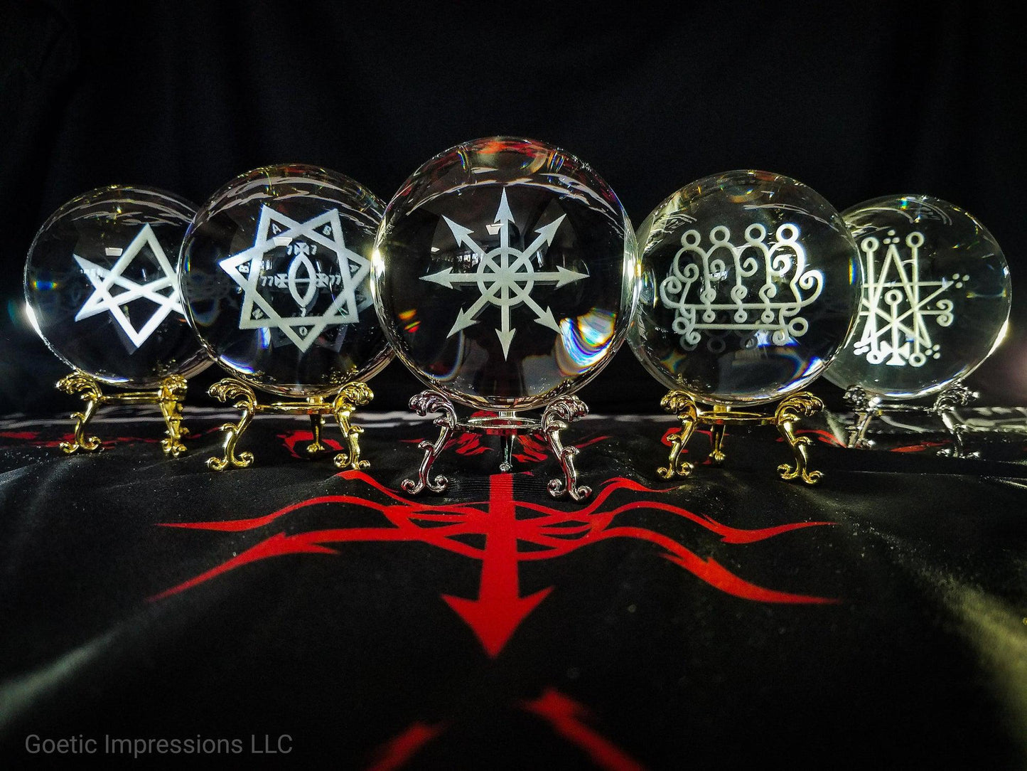 Occult Sigil Crystal Balls
