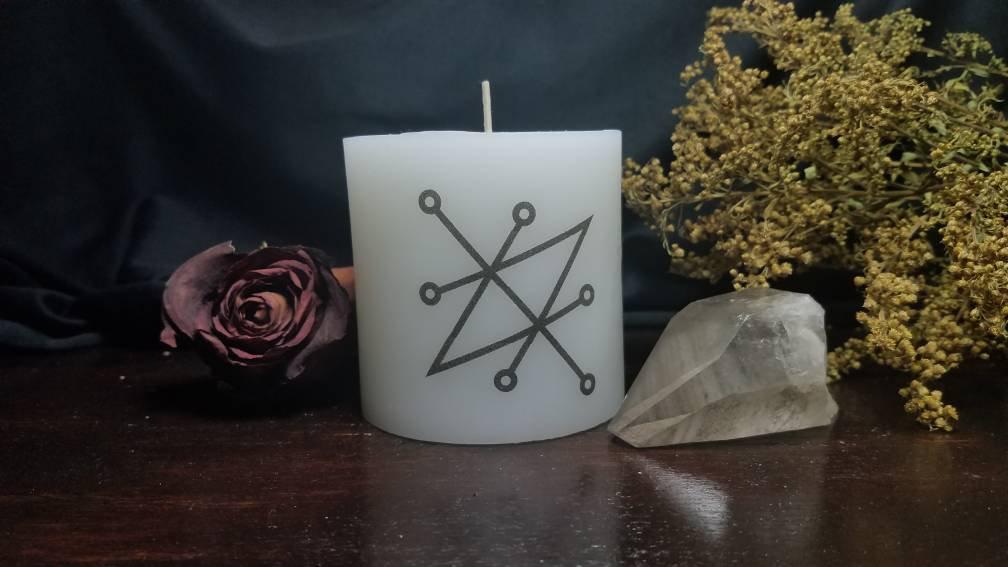 Sigil for Saturn or Azazel pillar candle