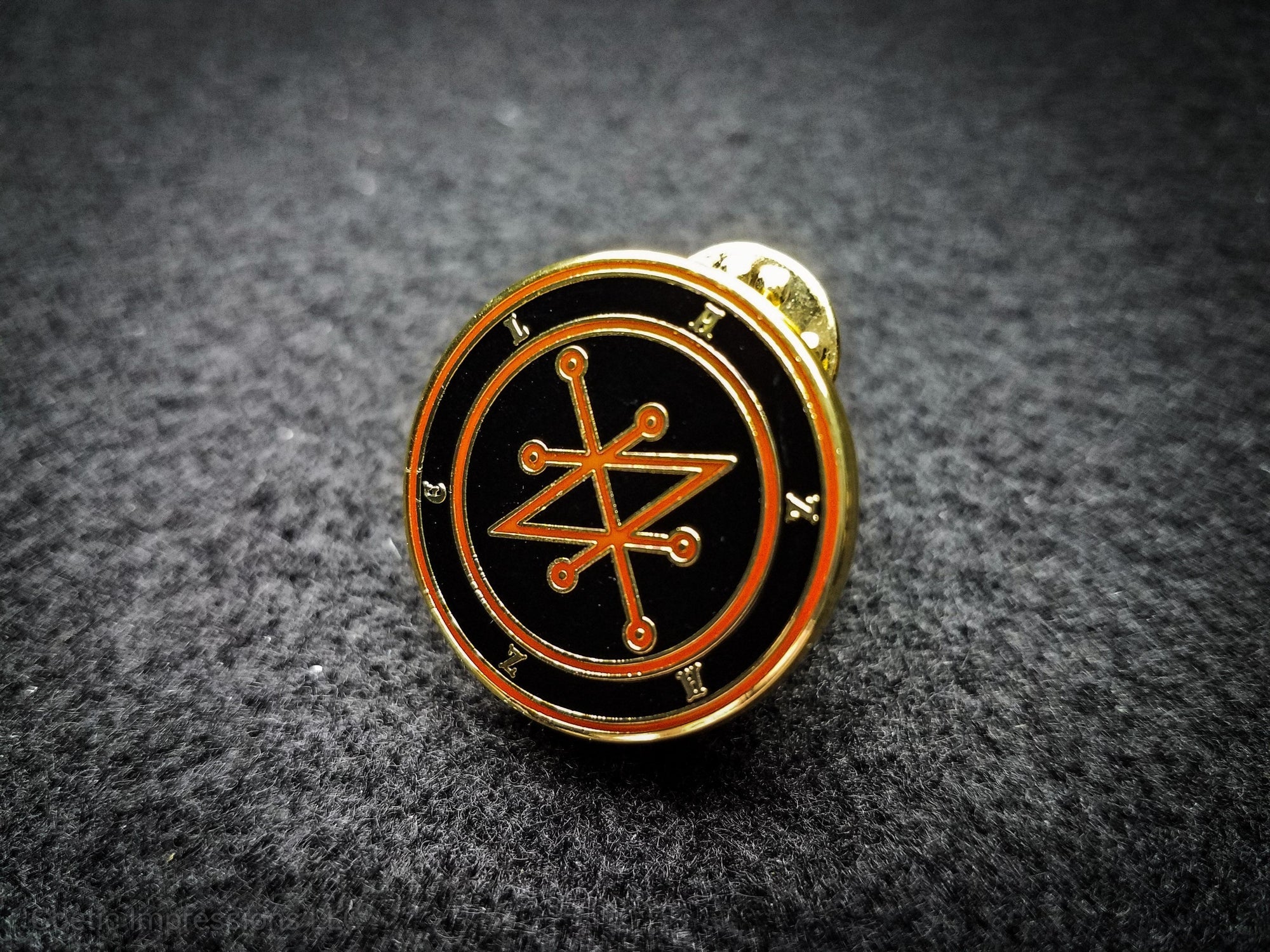 Azazel Sigil Hard Enamel Pin – Goetic Impressions