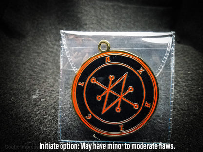 Red and Gold Azazel pendant - Initiate