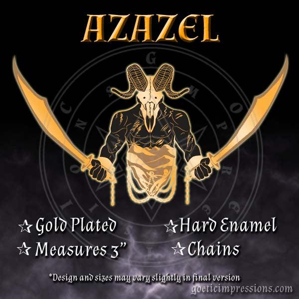 Azazel: Dark Deities Enamel Pin – Goetic Impressions