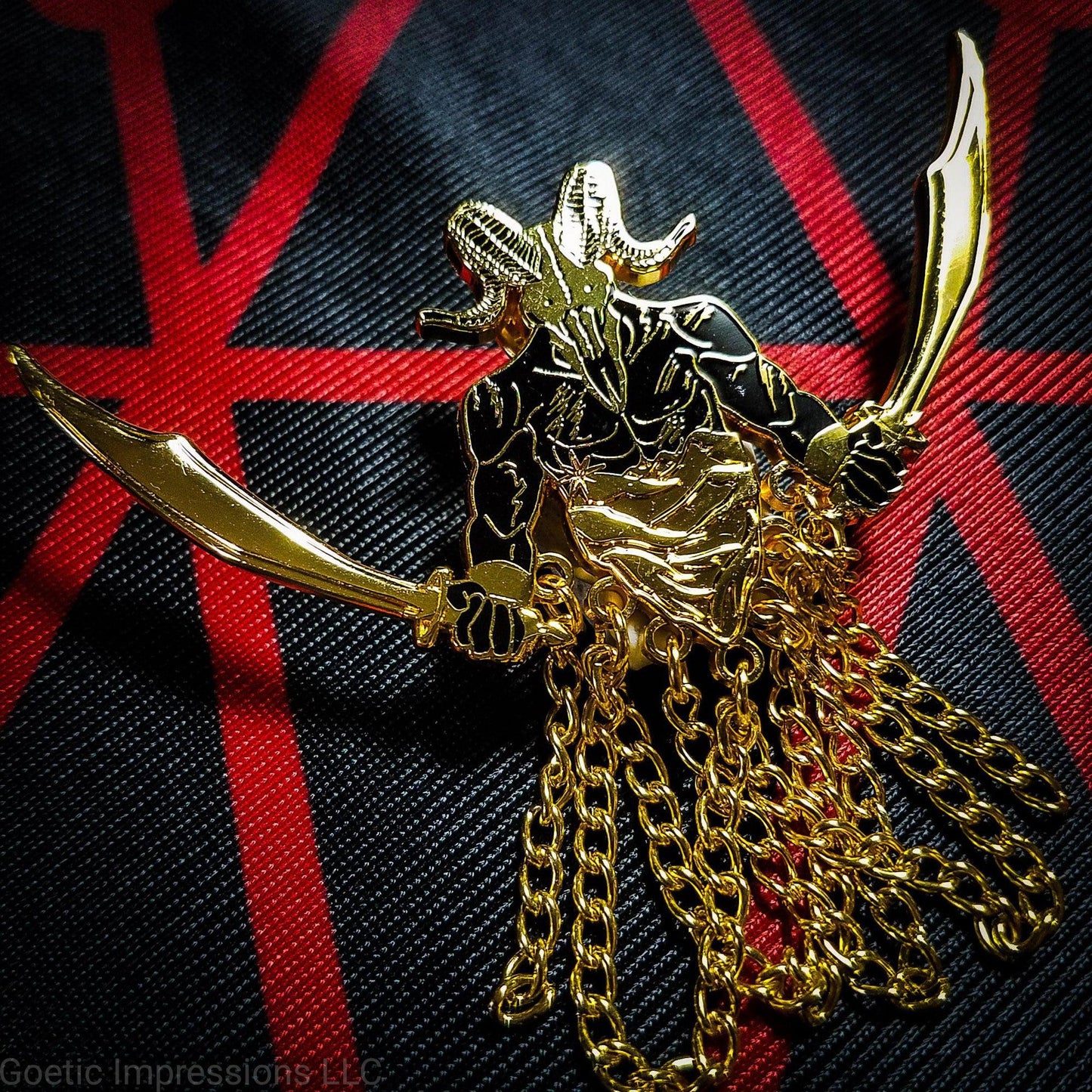 Azazel: Dark Deities Enamel Pin