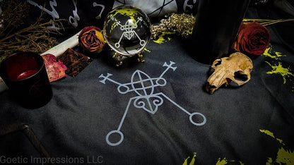 Lesser Key of Solomon: Ars Goetia King Bael Altar Cloth