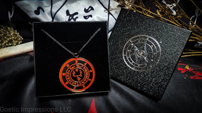 Magus option Beelzebub ritual talisman in gift box.