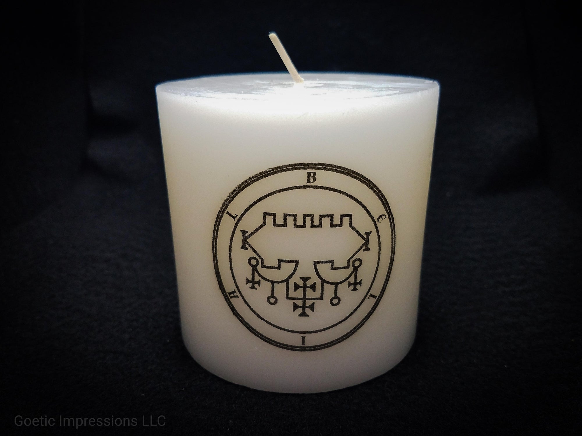 Belial Sigil Candle - Goetic Impressions