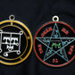 Botis seal pendant with pentagram of solomon on opposite side