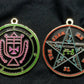 Crocell talisman with pentagram of solomon on back