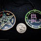 Seal of Dantalion sigil medallion with Pentacle of Solomon on reverse side