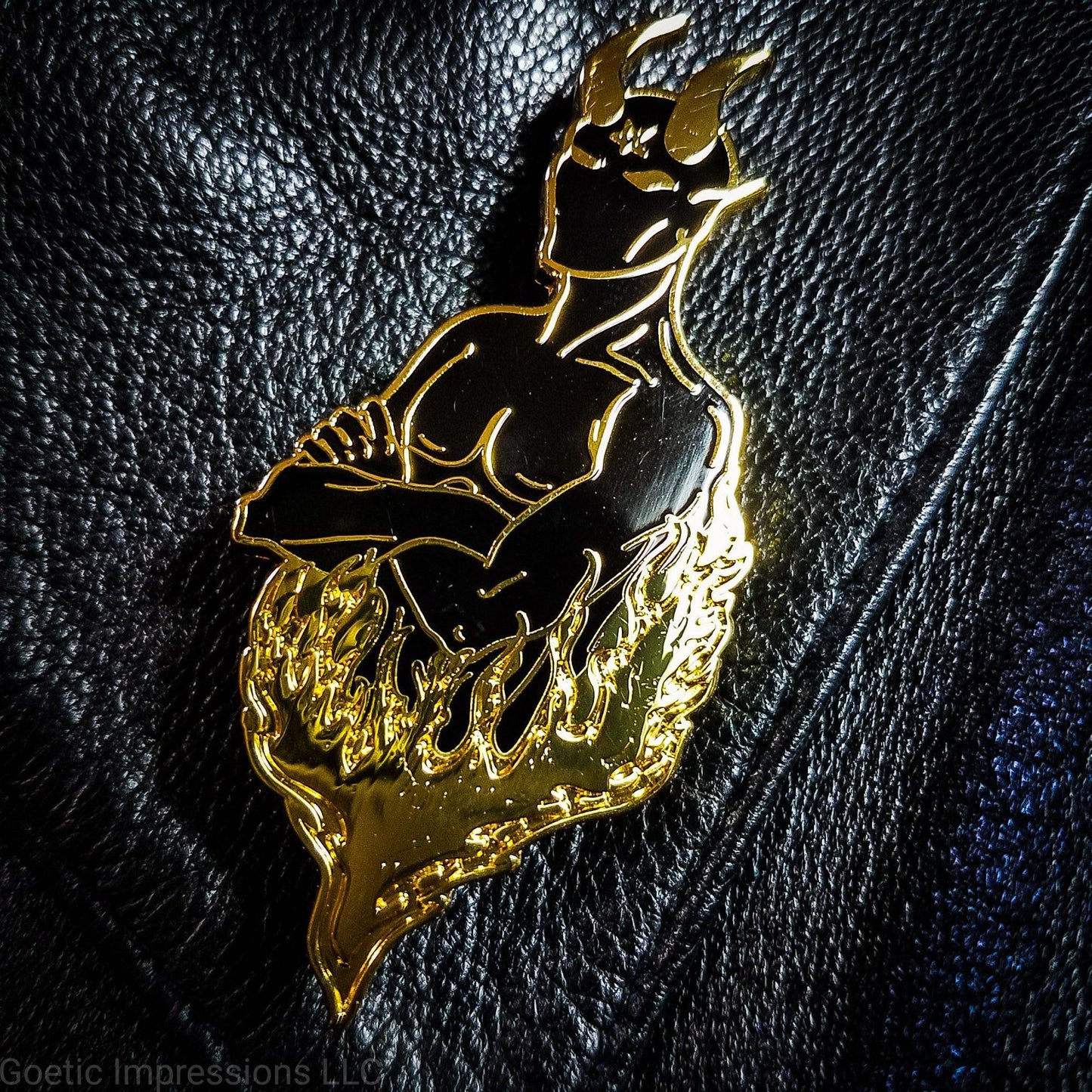 Satan: Dark Deities Enamel Pin