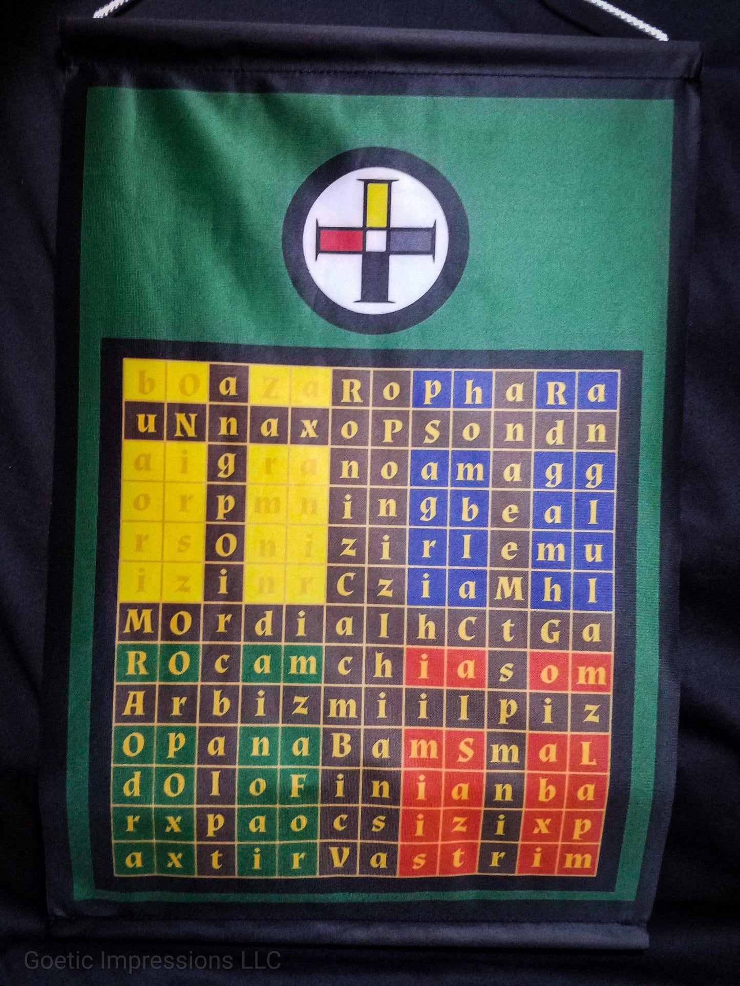 Enochian Earth Elemental Watchtower Banner