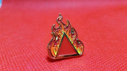 Fire alchemy enamel pin