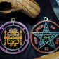 Forneus Sigil Pendant with pentacle of solomon on reverse side