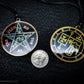Seal of Glasya-Labolas sigil pendant with Pentacle of Solomon on reverse side.