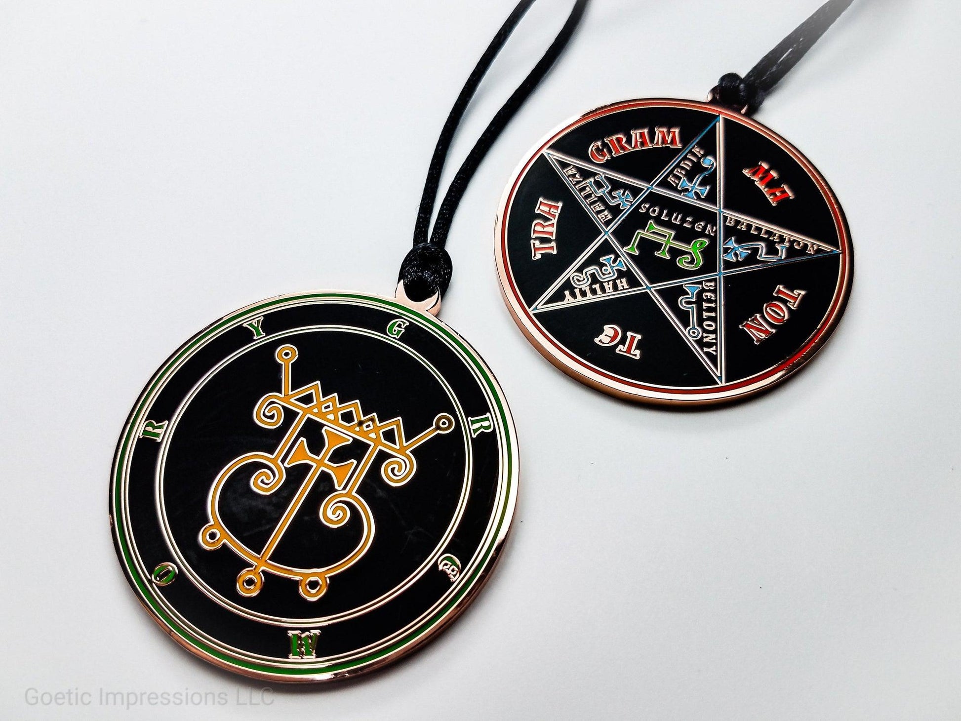 Ars Goetia sigil pendants ritually accurate