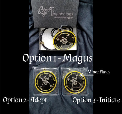 Haagenti Sigil Medallion - Ars Goetia Demon Seal