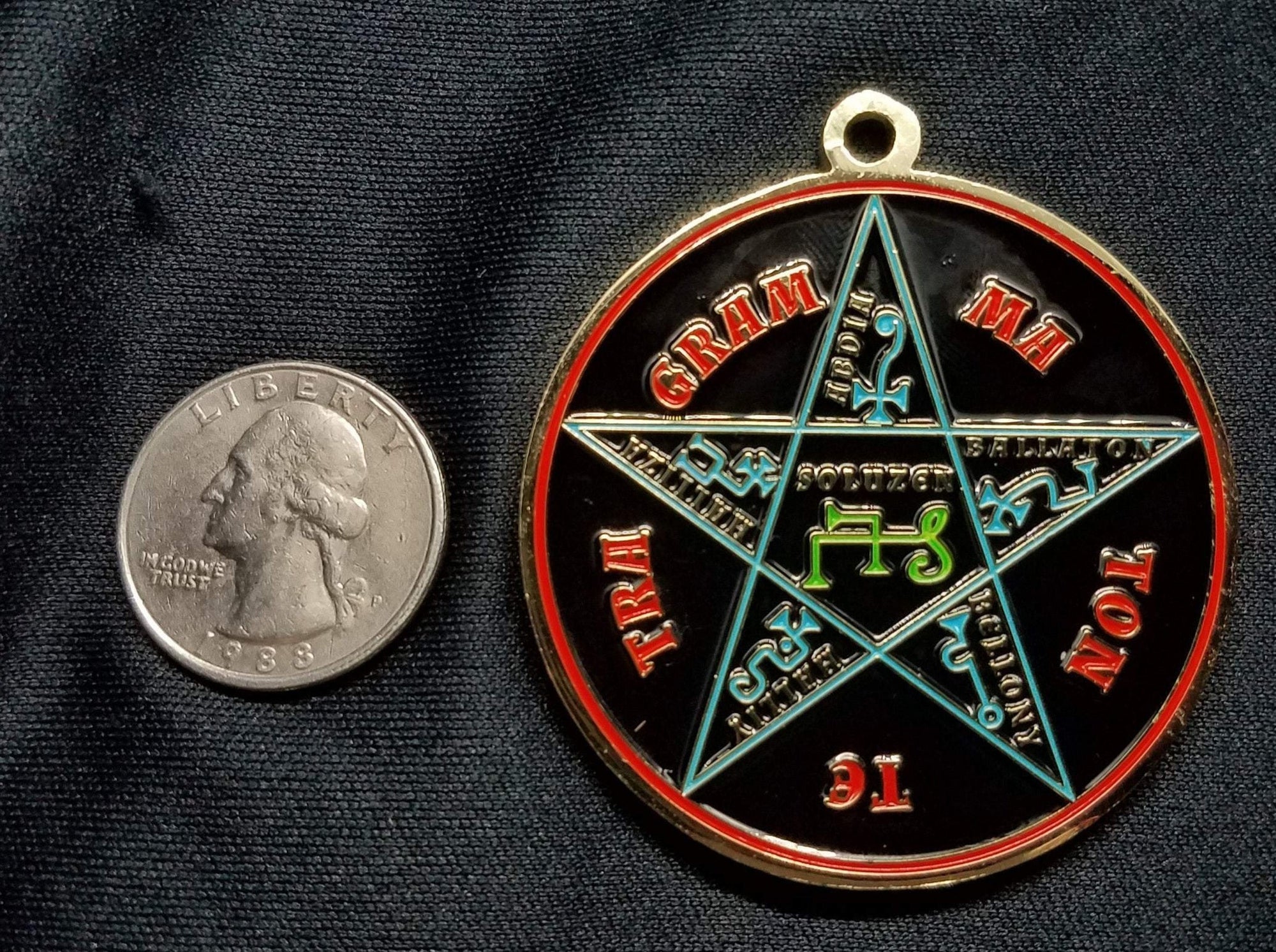 Halphas Sigil Medallion: Ars Goetia Demon Seal Pendant – Goetic Impressions