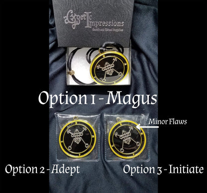Halphas Sigil Medallion - Ars Goetia Demon Seal