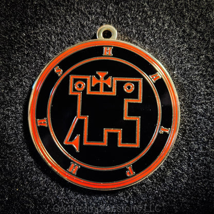 Halphas Sigil Medallion - Ars Goetia Demon Seal