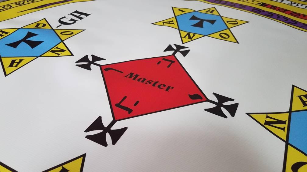 Lesser key of solomon summoning circle ritual mat