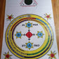 Lesser Key of Solomon ritual summoning mat fully colored with triangle