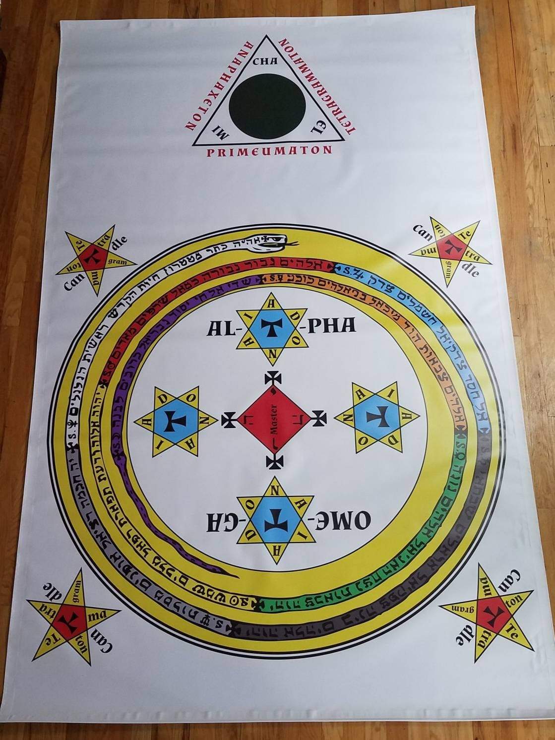 Lesser Key of Solomon Goetic Evocation Summoning Circle and Triangle ...