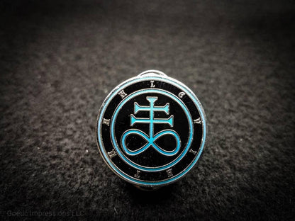 Blue Leviathan hard enamel pin