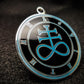 Black and Blue Leviathan sigil pendant