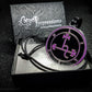 Black and Purple Lilith Seal Medallion with gift box