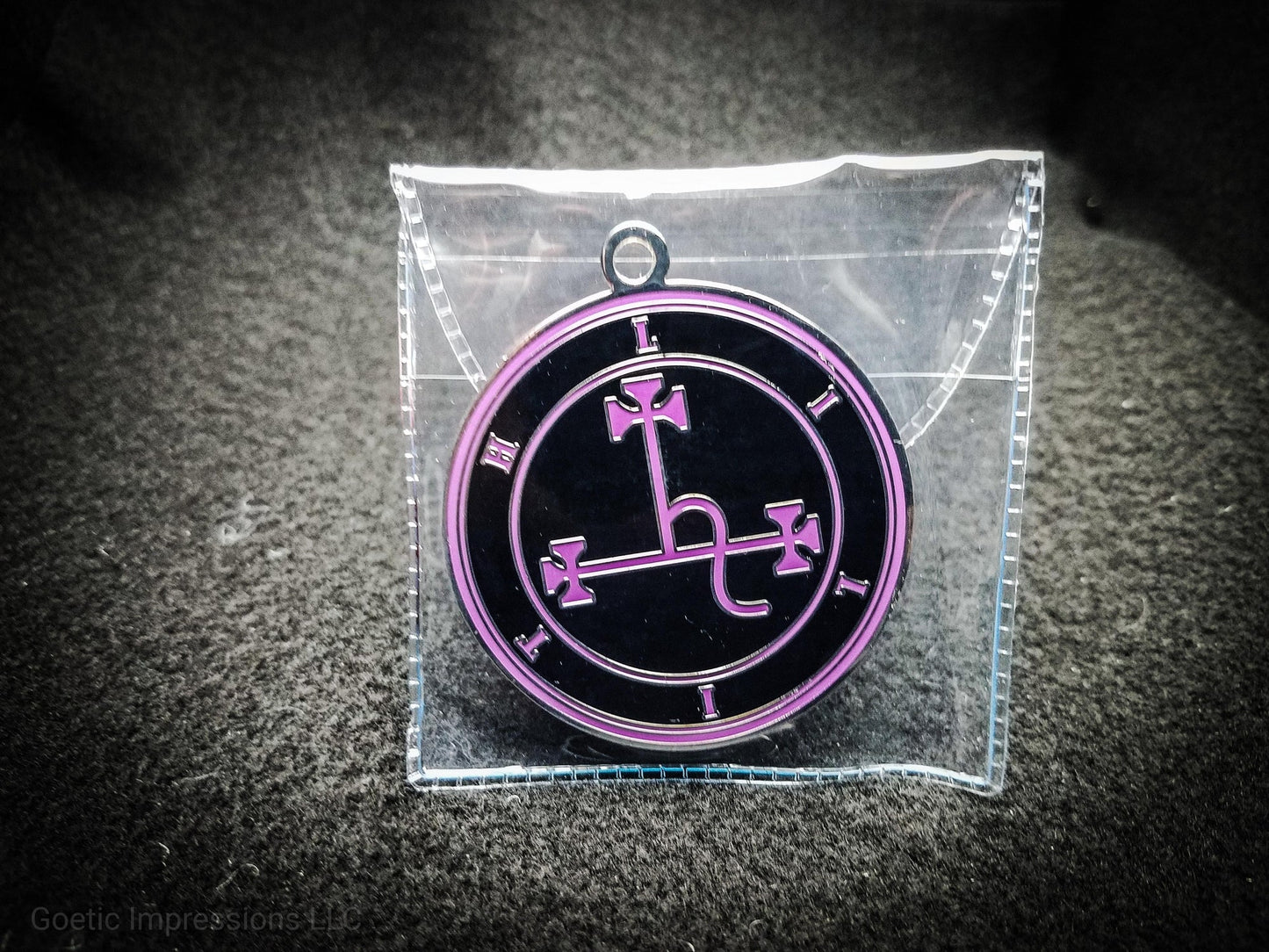 Black and Purple Lilith Adept medallion