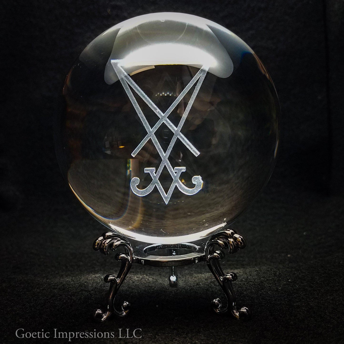 Lucifer Sigil Crystal ball