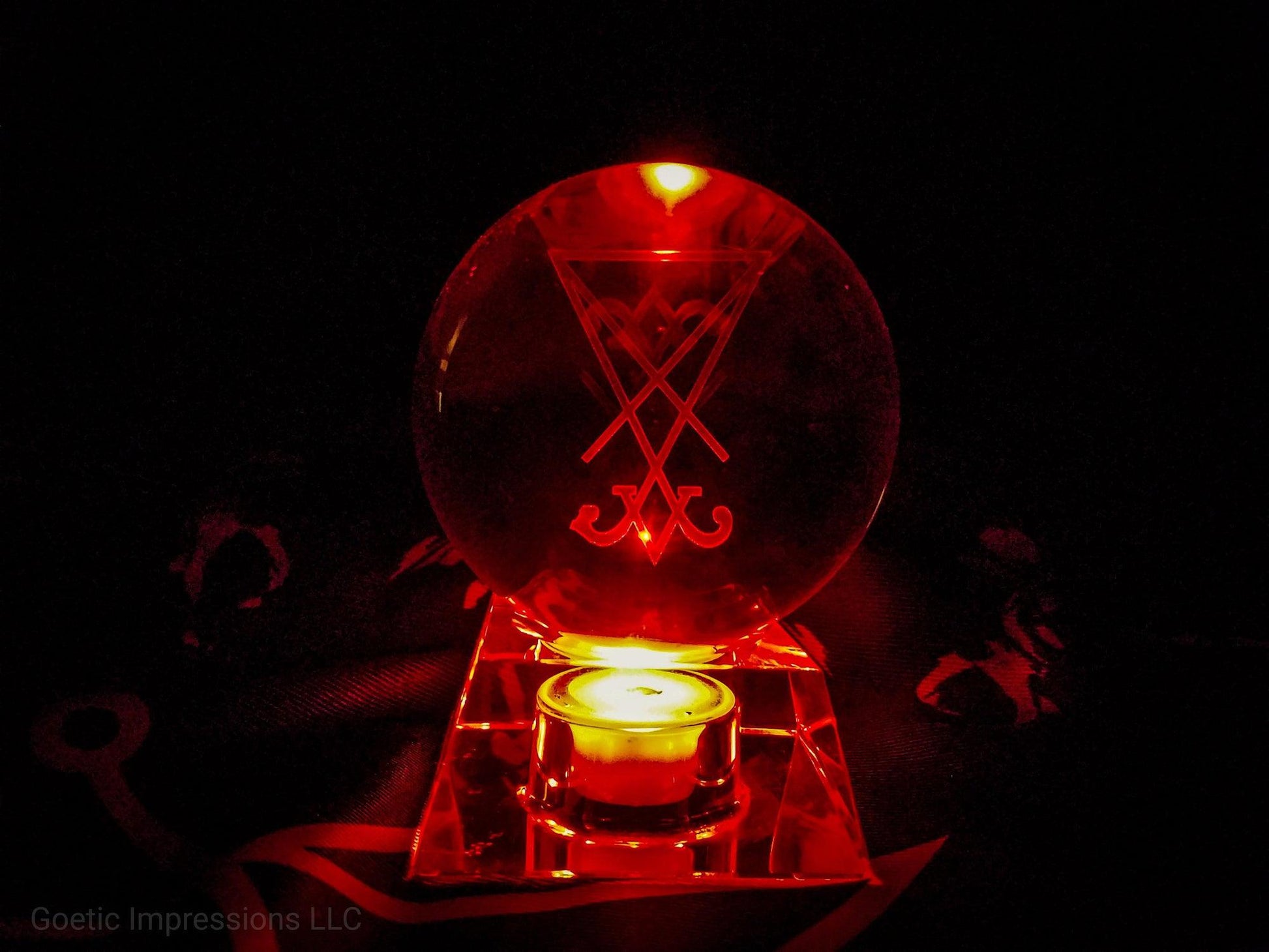 Lucifer Sigil Crystal ball