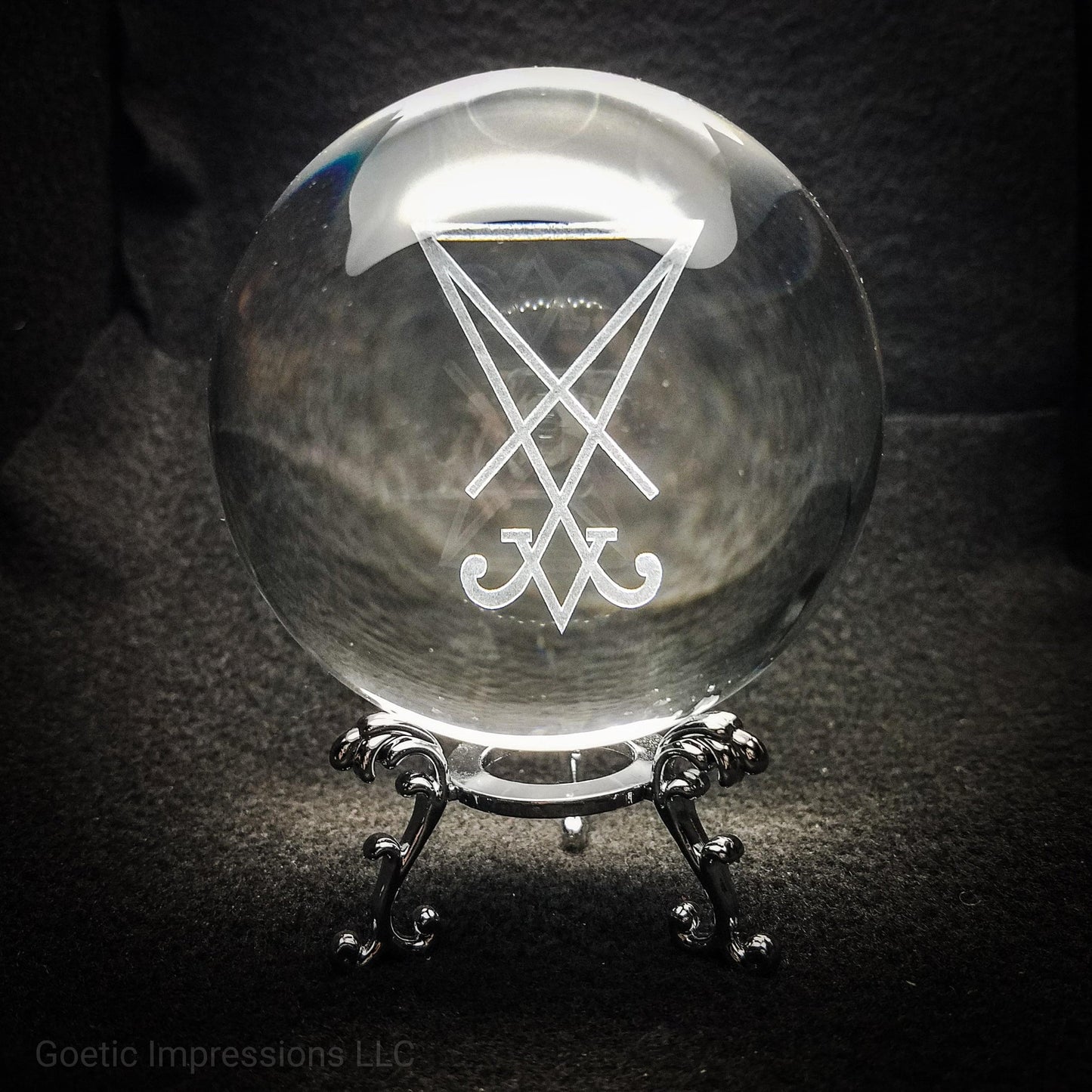 Lucifer Sigil Crystal ball