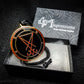 Black and Red Lucifer Necklace with gift box