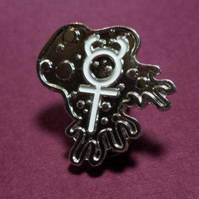 Mercury Elemental enamel pin