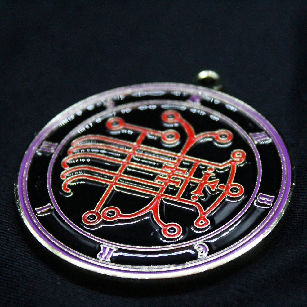 Naberius Sigil Medallion: Ars Goetia Demon Seal - Goetic Impressions