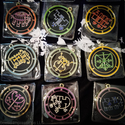 All 72 Ars Goetia Seal Medallions