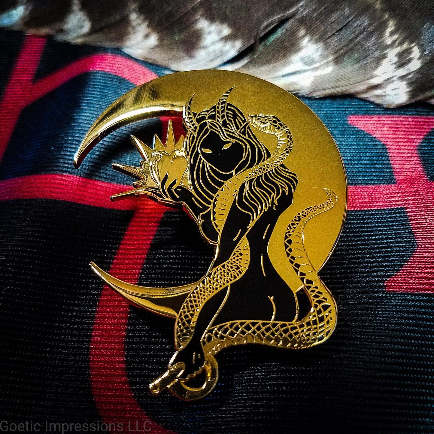 Lilith: Dark Deities Enamel Pin